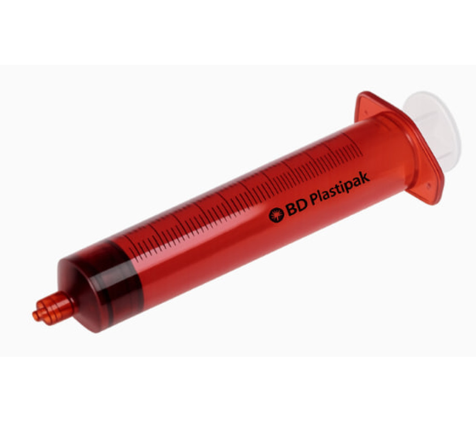 Шприц BD Plastipak™ Luer-Lok 50мл світлозахищений з  прикріпленою тупою голкою 18G 1.2 × 40 мм, шт